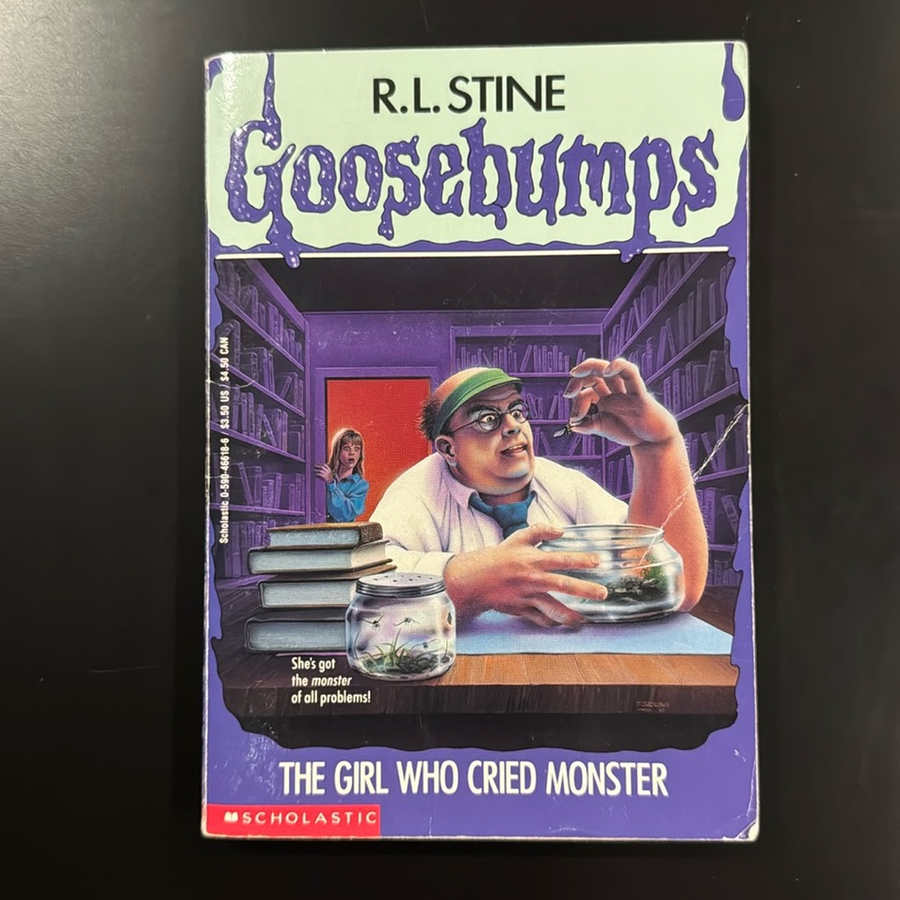 Goosebumps #8: The Girl Who Cried Monster by R.L. Stine - Paperback Novel